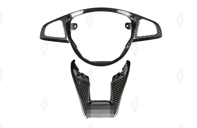 CARBON STEERING WHEEL TRIM 3 PCS for MERCEDES BENZ E CLASS W213 W238 2016 - 2023