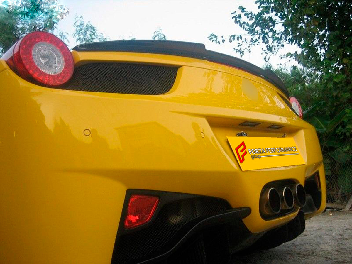 Carbon Ducktail Spoiler for Ferrari 458 Italia TM003A
Set includes:

Ducktail Spoiler
Material: Carbon

NOTE: Professional installation is required.