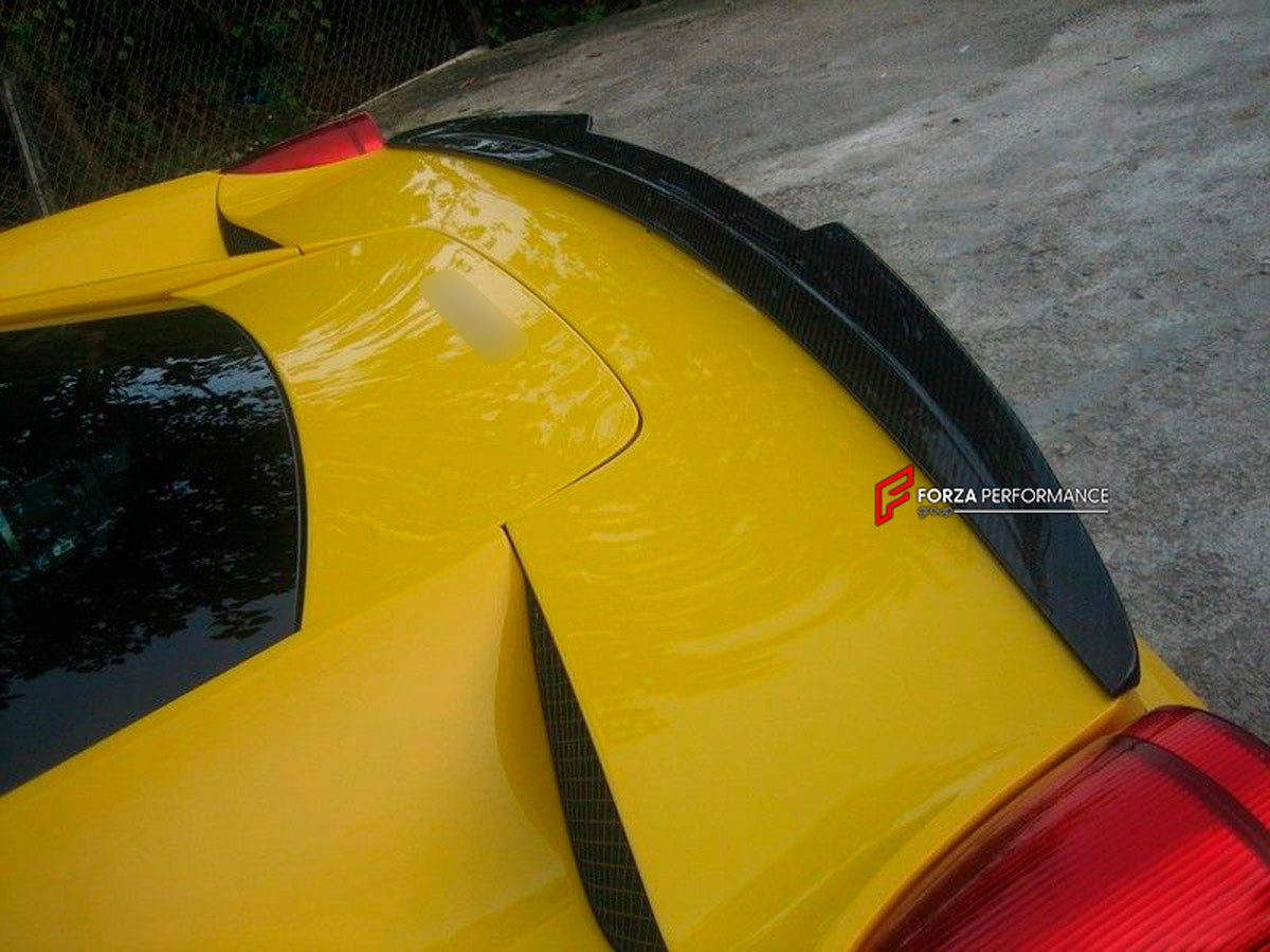 Carbon Ducktail Spoiler for Ferrari 458 Italia TM003A
Set includes:

Ducktail Spoiler
Material: Carbon

NOTE: Professional installation is required.