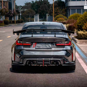 CARBON TRUNK LID AND REAR SPOILER WING for BMW M3 G80 2020 - 2022

Set includes:
Rear Spoiler Wing
Trunk Lid

Material: Carbon

NOTE: Professional installation is required.