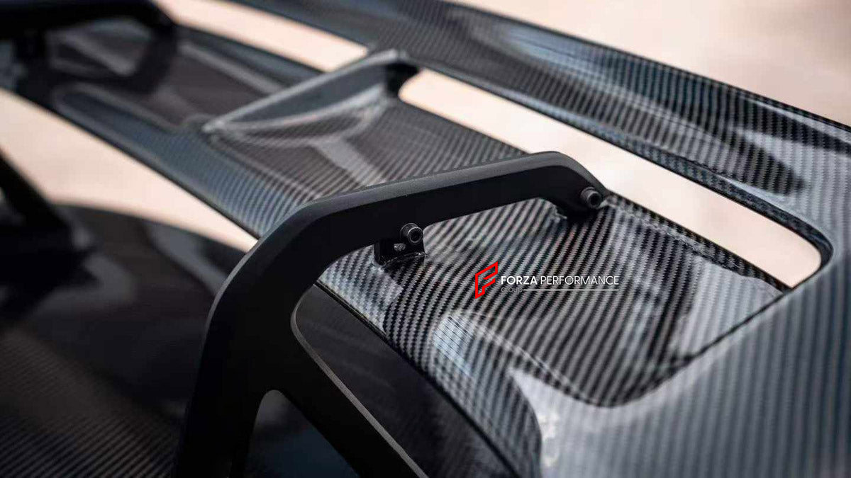 CARBON TRUNK LID AND REAR SPOILER WING for BMW M3 G80 2020 - 2022

Set includes:
Rear Spoiler Wing
Trunk Lid

Material: Carbon

NOTE: Professional installation is required.
