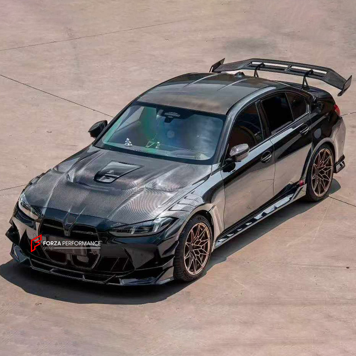 CARBON TRUNK LID AND REAR SPOILER WING for BMW M3 G80 2020 - 2022

Set includes:
Rear Spoiler Wing
Trunk Lid

Material: Carbon

NOTE: Professional installation is required.