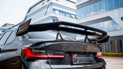 CARBON TRUNK LID AND REAR SPOILER WING for BMW M3 G80 2020 - 2022

Set includes:
Rear Spoiler Wing
Trunk Lid

Material: Carbon

NOTE: Professional installation is required.