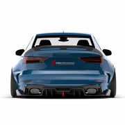 CARBON WIDE BODY KIT for AUDI RS3 2022+

Set Includes:

Front Lip
Front Bumper
Hood Bonnet
Fenders
Side Skirts
Rear Spoiler
Rear Diffuser
Material: Carbon

Note: Professional installation is required.