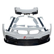 CARBON WIDE BODY KIT for BMW 3 SERIES F30 2012 - 2019

Set Includes:

Front Lip
Front Bumper
Fenders
Side Skirts
Rear Spoiler
Rear Bumper
Material: Carbon

Note: Professional installation is required.