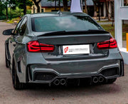 CARBON WIDE BODY KIT for BMW 3 SERIES F30 2012 - 2019

Set Includes:

Front Lip
Front Bumper
Fenders
Side Skirts
Rear Spoiler
Rear Bumper
Material: Carbon

Note: Professional installation is required.