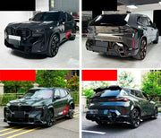 CARBON WIDE BODY KIT for BMW XM G09 2023+

Set includes:

Front Lip
Front Bumper Trims
Hood / Bonnet Cover
Side Mirror Covers
Fender Flares
Side Skirts
Roof Spoiler
Rear Spoiler
Rear Bumper Trims
Rear Diffuser

Material: Carbon Fiber

Note: Professional installation is required.

Contact us for pricing.


Payment ►
Visa

Mastercard

PayPal with a credit card (add 4.4% at checkout)
Payoneer
Cryptocurrency
Shipment ►
By express DHL/UPS/TNT/FedEx
To the local international airport
Special line by air
Special l
