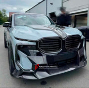 CARBON WIDE BODY KIT for BMW XM G09 2023+

Set includes:

Front Lip
Front Bumper Trims
Hood / Bonnet Cover
Side Mirror Covers
Fender Flares
Side Skirts
Roof Spoiler
Rear Spoiler
Rear Bumper Trims
Rear Diffuser

Material: Carbon Fiber

Note: Professional installation is required.

Contact us for pricing.