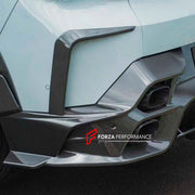 CARBON WIDE BODY KIT for BMW XM G09 2023+

Set includes:

Front Lip
Front Bumper Trims
Hood / Bonnet Cover
Side Mirror Covers
Fender Flares
Side Skirts
Roof Spoiler
Rear Spoiler
Rear Bumper Trims
Rear Diffuser

Material: Carbon Fiber

Note: Professional installation is required.

Contact us for pricing.