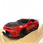 CARBON WIDE BODY KIT for CHEVROLET CAMARO VI 2019 - 2024

Set Include:

Front Lip
Front Bumper
Front Bumper Fins
Hood Bonnet
Fenders
Side Skirts
GT Wing Spoiler
Rear Diffuser
Rear Bumper
Material: Carbon

Note: Professional installation is required.