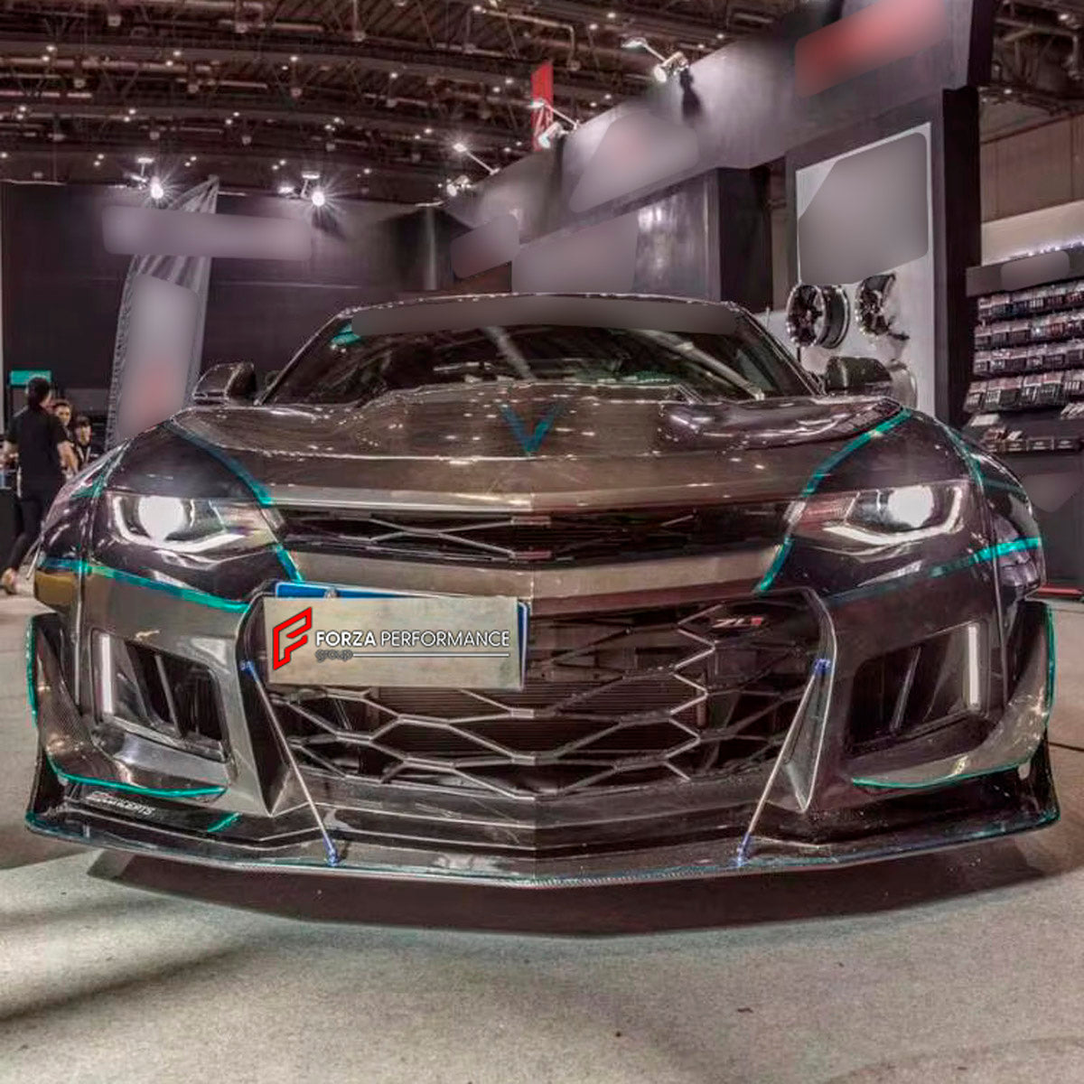 CARBON WIDE BODY KIT for CHEVROLET CAMARO ZL1 2017+

Set Includes:

Front Bumper
Fender Flares
Side Skirts
Rear Spoiler
Rear Diffuser
Material: Carbon

Note: Professional installation is required.