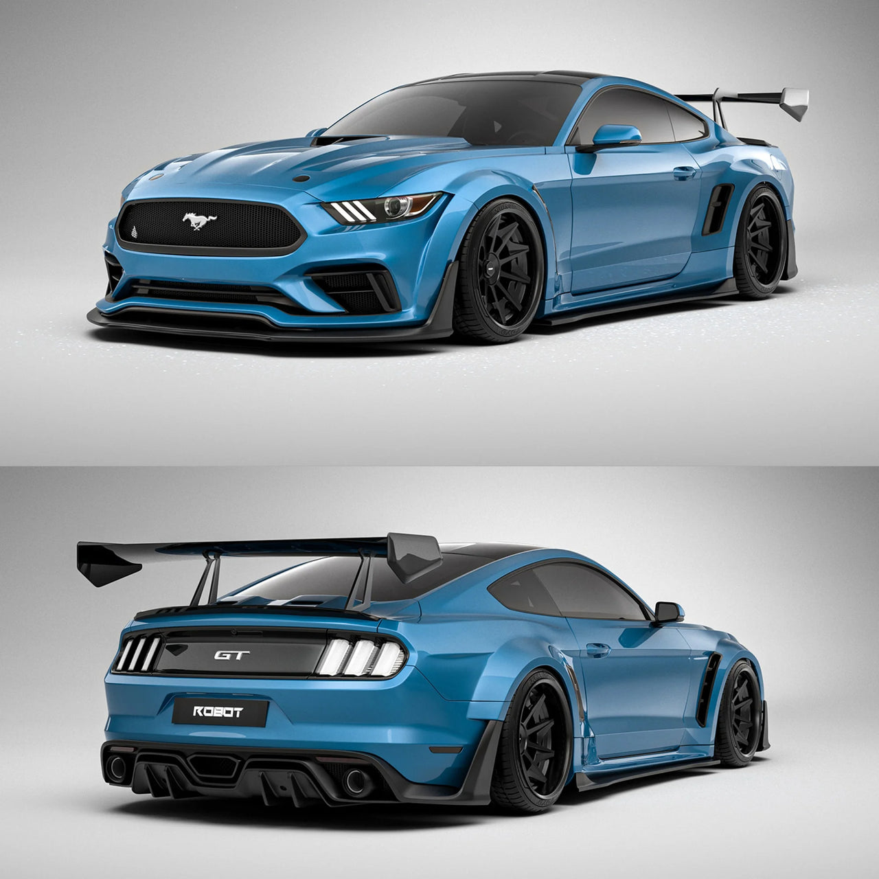 CARBON WIDE BODY KIT for FORD MUSTANG S550 2015 - 2023

Set includes:

Front Lip
Front Bumper Assembly

Hood / Bonnet
Front Fenders
Side Skirts
Rear Fenders

Trunk Cover
Rear Wing Spoiler ( 2 options )
Rear Diffuser

Material:&nbsp;Wet Carbon with Fiberglass

NOTE:&nbsp;Professional installation is required.

Recommended Wheels size:

Front: 20 x 9 ET -20

Rear: ;20 x 11 ET -10

Why “Contact Us for Pricing”?

We don’t display fixed prices because our goal is to offer you the most competitive deal possible. 