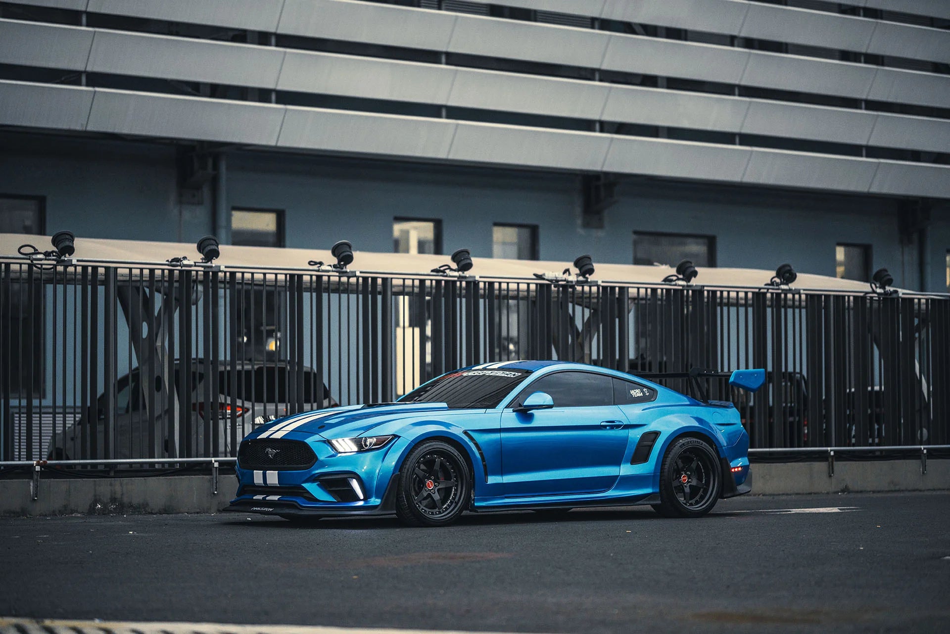 CARBON WIDE BODY KIT for FORD MUSTANG S550 2015 - 2023

Set includes:

Front Lip
Front Bumper Assembly

Hood / Bonnet
Front Fenders
Side Skirts
Rear Fenders

Trunk Cover
Rear Wing Spoiler ( 2 options )
Rear Diffuser

Material:&nbsp;Wet Carbon with Fiberglass

NOTE:&nbsp;Professional installation is required.

Recommended Wheels size:

Front: 20 x 9 ET -20

Rear: ;20 x 11 ET -10

Why “Contact Us for Pricing”?

We don’t display fixed prices because our goal is to offer you the most competitive deal possible. 
