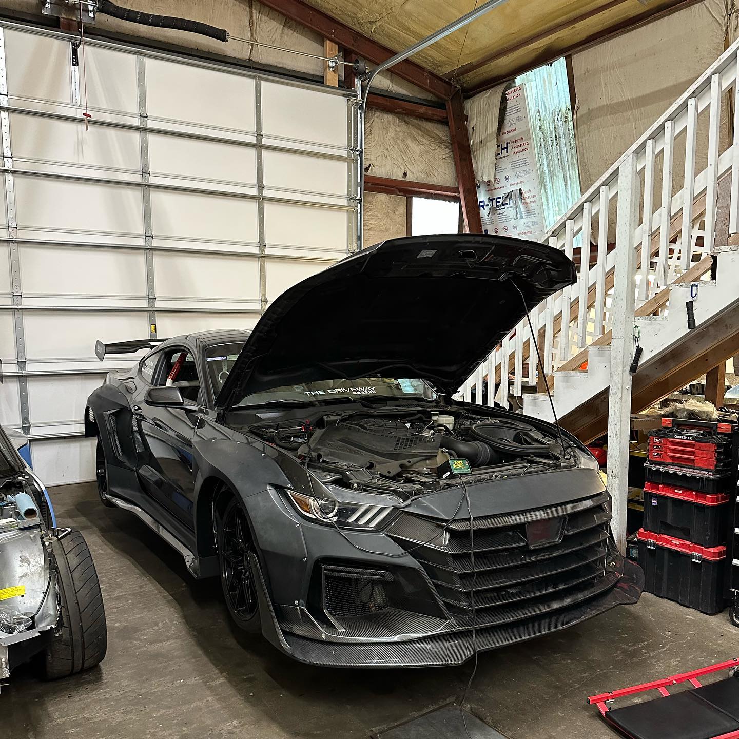 CARBON WIDE BODY KIT for FORD MUSTANG S550 2015 - 2023

Set includes:

Front Lip
Front Bumper Assembly

Hood / Bonnet
Roof Cover
Front Fenders
Side Skirts
Rear Fenders

Rear Window Cover
Trunk Cover
Rear Wing Spoiler
Rear Diffuser

Material:&nbsp;Wet Carbon with Fiberglass

NOTE:&nbsp;Professional installation is required. Exhaust modifying is required. Need to move the rear fog/reverse light.

Recommended Wheels size:

Front:&nbsp;20 x 9.5 ET -60

Rear:&nbsp;20 x 11.5 ET -55

Why “Contact Us for Pricing”?
