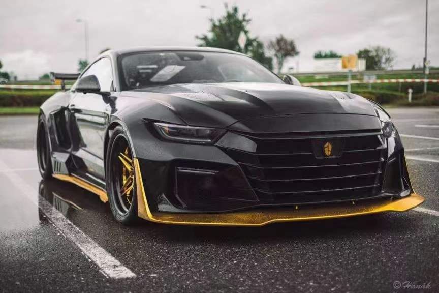 CARBON WIDE BODY KIT for FORD MUSTANG S550 2015 - 2023

Set includes:

Front Lip
Front Bumper Assembly

Hood / Bonnet
Roof Cover
Front Fenders
Side Skirts
Rear Fenders

Rear Window Cover
Trunk Cover
Rear Wing Spoiler
Rear Diffuser

Material:&nbsp;Wet Carbon with Fiberglass

NOTE:&nbsp;Professional installation is required. Exhaust modifying is required. Need to move the rear fog/reverse light.

Recommended Wheels size:

Front:&nbsp;20 x 9.5 ET -60

Rear:&nbsp;20 x 11.5 ET -55

Why “Contact Us for Pricing”?
