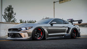 CARBON WIDE BODY KIT for FORD MUSTANG S550 2015 - 2023

Set includes:

Front Lip
Front Bumper Assembly

Hood / Bonnet
Roof Cover
Front Fenders
Side Skirts
Rear Fenders

Rear Window Cover
Trunk Cover
Rear Wing Spoiler
Rear Diffuser

Material:&nbsp;Wet Carbon with Fiberglass

NOTE:&nbsp;Professional installation is required. Exhaust modifying is required. Need to move the rear fog/reverse light.

Recommended Wheels size:

Front:&nbsp;20 x 9.5 ET -60

Rear:&nbsp;20 x 11.5 ET -55

Why “Contact Us for Pricing”?
