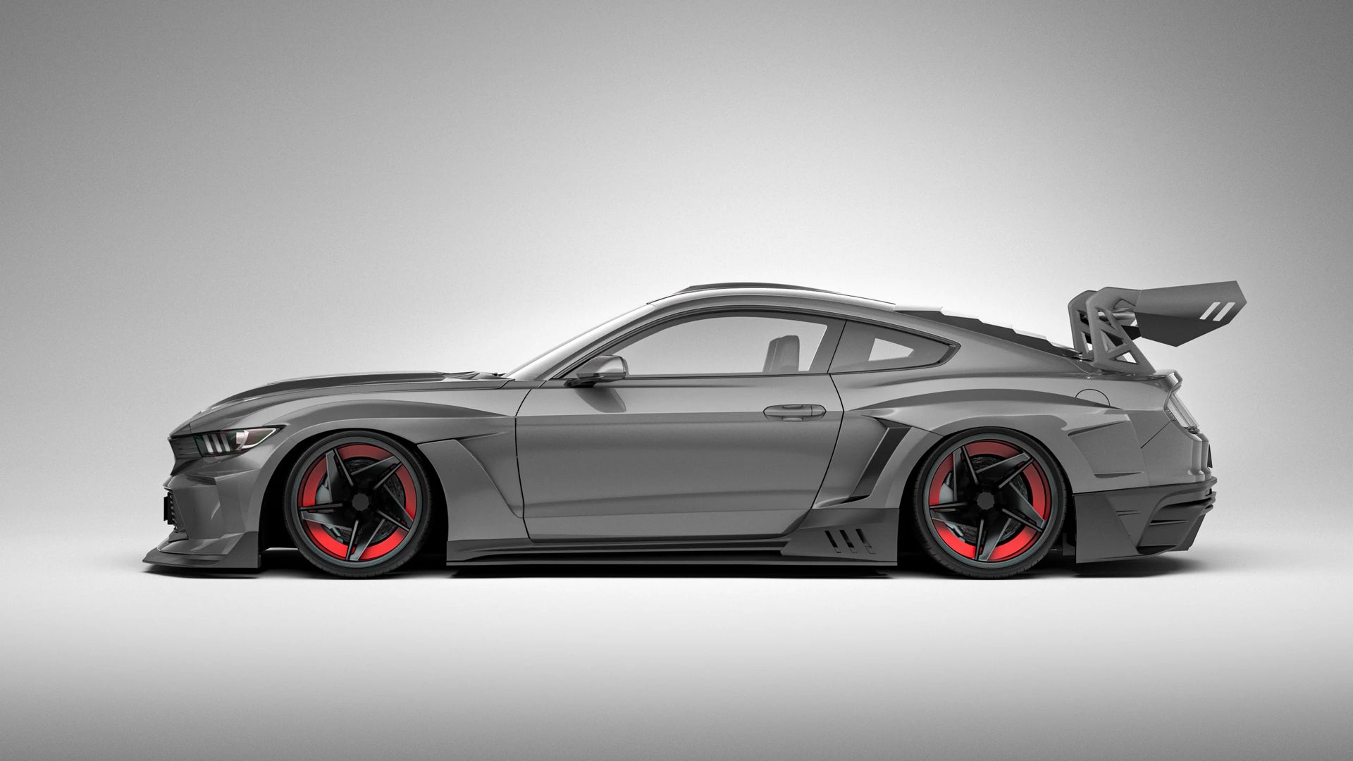 CARBON WIDE BODY KIT for FORD MUSTANG S550 2015 - 2023

Set includes:

Front Lip
Front Bumper Assembly

Hood / Bonnet
Roof Cover
Front Fenders
Side Skirts
Rear Fenders

Rear Window Cover
Trunk Cover
Rear Wing Spoiler
Rear Diffuser

Material:&nbsp;Wet Carbon with Fiberglass

NOTE:&nbsp;Professional installation is required. Exhaust modifying is required. Need to move the rear fog/reverse light.

Recommended Wheels size:

Front:&nbsp;20 x 9.5 ET -60

Rear:&nbsp;20 x 11.5 ET -55

Why “Contact Us for Pricing”?
