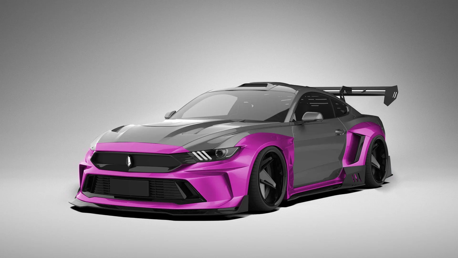 CARBON WIDE BODY KIT for FORD MUSTANG S550 2015 - 2023

Set includes:

Front Lip
Front Bumper Assembly

Hood / Bonnet
Roof Cover
Front Fenders
Side Skirts
Rear Fenders

Rear Window Cover
Trunk Cover
Rear Wing Spoiler
Rear Diffuser

Material:&nbsp;Wet Carbon with Fiberglass

NOTE:&nbsp;Professional installation is required. Exhaust modifying is required. Need to move the rear fog/reverse light.

Recommended Wheels size:

Front:&nbsp;20 x 9.5 ET -60

Rear:&nbsp;20 x 11.5 ET -55

Why “Contact Us for Pricing”?
