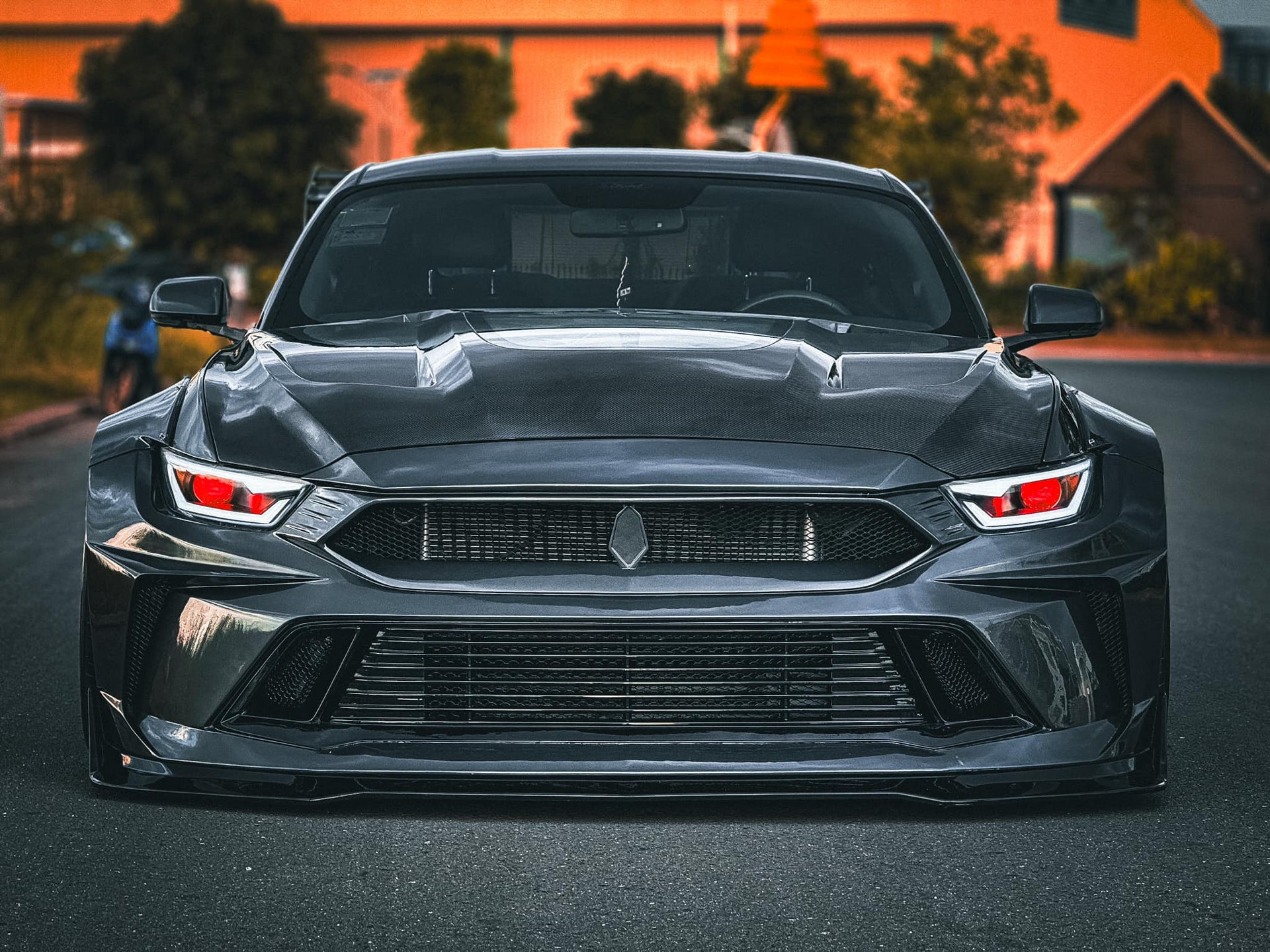 CARBON WIDE BODY KIT for FORD MUSTANG S550 2015 - 2023

Set includes:

Front Lip
Front Bumper Assembly

Hood / Bonnet
Roof Cover
Front Fenders
Side Skirts
Rear Fenders

Rear Window Cover
Trunk Cover
Rear Wing Spoiler
Rear Diffuser

Material:&nbsp;Wet Carbon with Fiberglass

NOTE:&nbsp;Professional installation is required. Exhaust modifying is required. Need to move the rear fog/reverse light.

Recommended Wheels size:

Front:&nbsp;20 x 9.5 ET -60

Rear:&nbsp;20 x 11.5 ET -55

Why “Contact Us for Pricing”?
