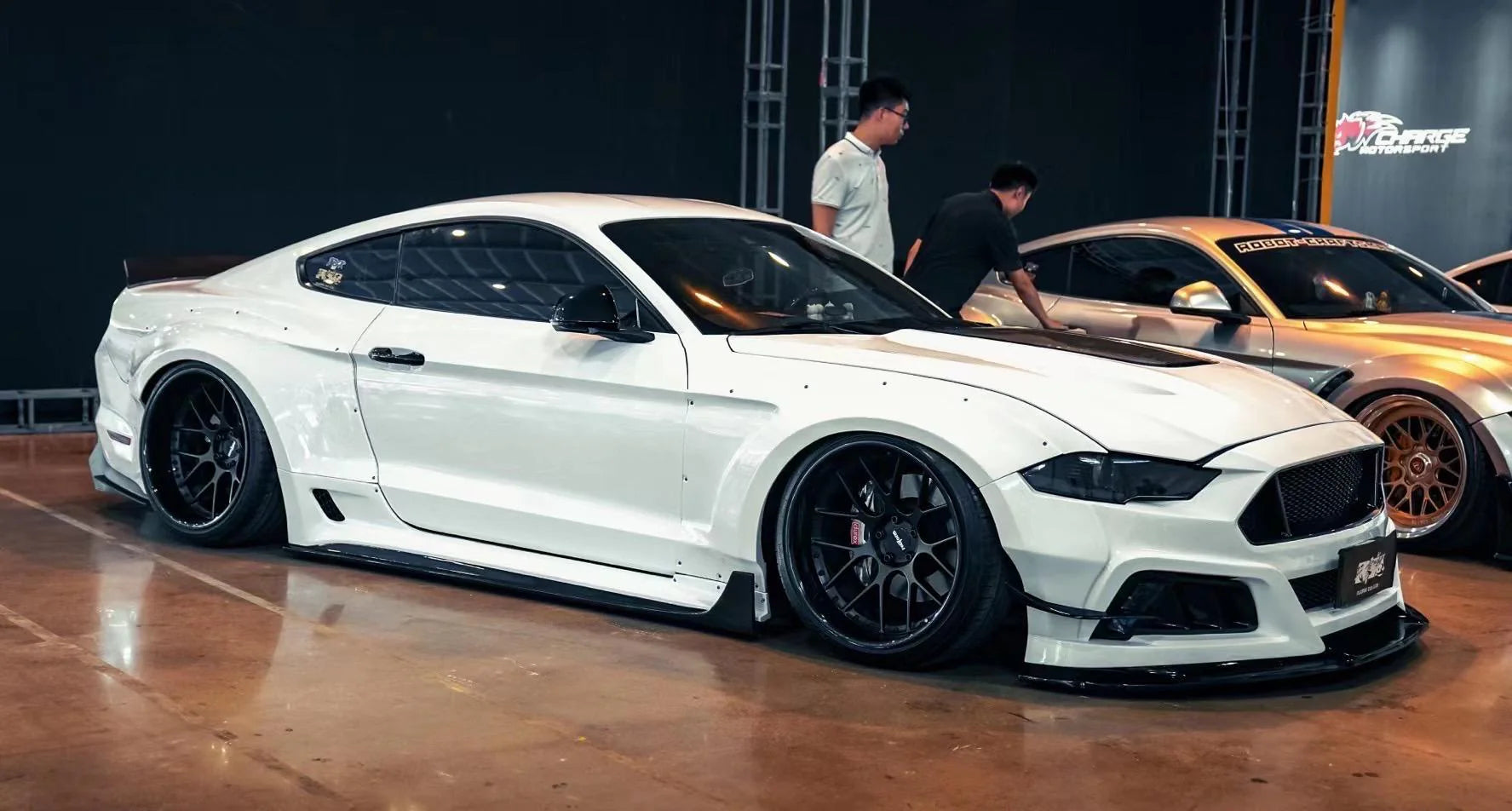 CARBON WIDE BODY KIT for FORD MUSTANG S550 2015 - 2023

Set includes:

Front Lip
Front Bumper Assembly
Front Bumper Canards
Hood / Bonnet
Front Fenders
Side Skirts
Side Window Cover
Rear Wing Spoiler ( 2 options )
Rear Diffuser

Material: Wet Carbon with Fiberglass

NOTE: Professional installation is required

Why “Contact Us for Pricing”?

We don’t display fixed prices because our goal is to offer you the most competitive deal possible. Product costs often decrease over time, and by requesting a quote, you