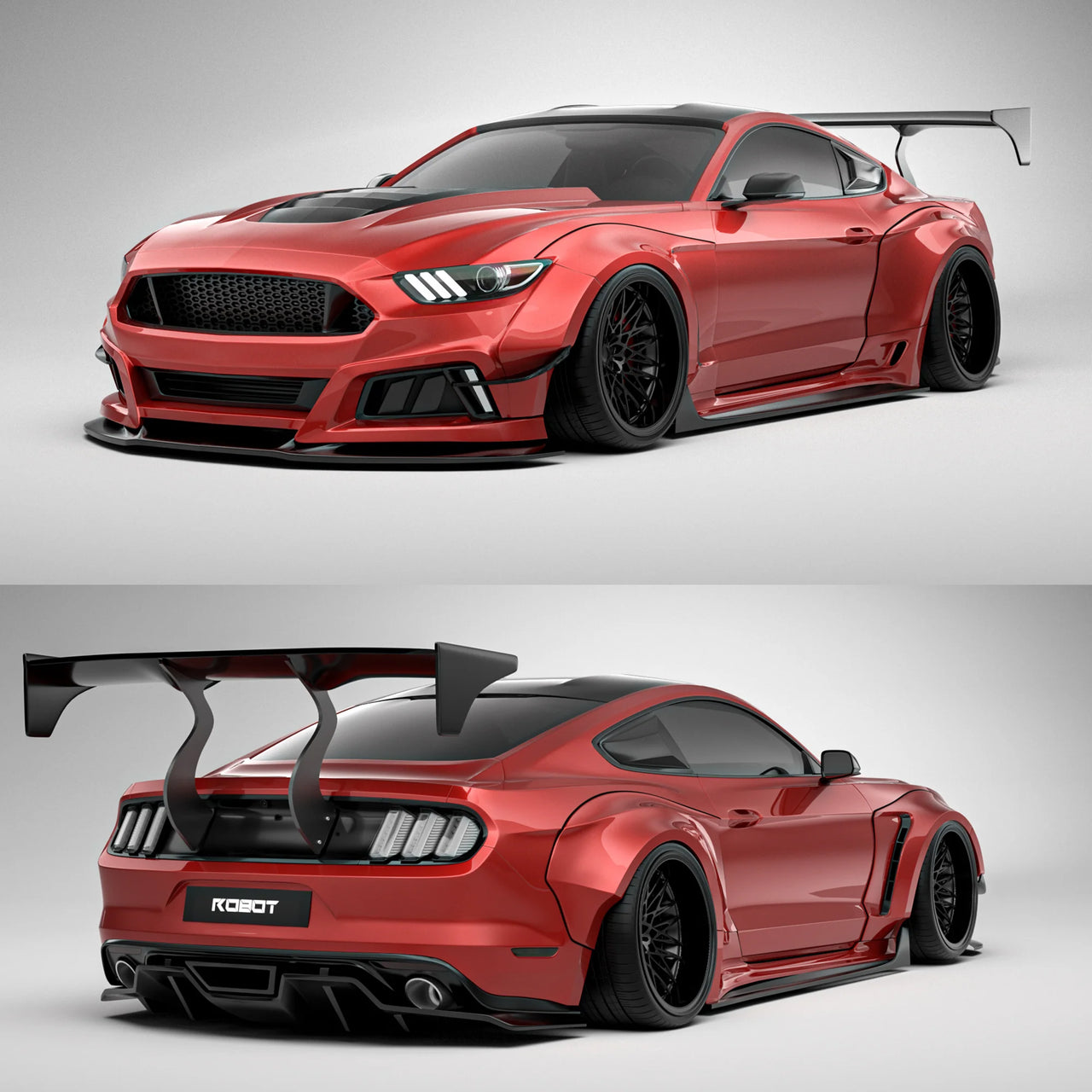 CARBON WIDE BODY KIT for FORD MUSTANG S550 2015 - 2023

Set includes:

Front Lip
Front Bumper Assembly
Front Bumper Canards
Hood / Bonnet
Front Fenders
Side Skirts
Side Window Cover
Rear Wing Spoiler ( 2 options )
Rear Diffuser

Material: Wet Carbon with Fiberglass

NOTE: Professional installation is required

Why “Contact Us for Pricing”?

We don’t display fixed prices because our goal is to offer you the most competitive deal possible. Product costs often decrease over time, and by requesting a quote, you