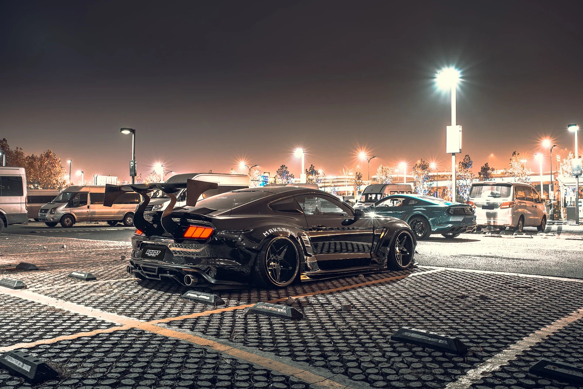CARBON WIDE BODY KIT for FORD MUSTANG S550 2015 - 2023

Set includes:

Front Lip
Front Bumper Assembly
Front Bumper Canards
Hood / Bonnet
Front Fenders
Side Skirts
Side Window Cover
Rear Wing Spoiler ( 2 options )
Rear Diffuser

Material: Wet Carbon with Fiberglass

NOTE: Professional installation is required

Why “Contact Us for Pricing”?

We don’t display fixed prices because our goal is to offer you the most competitive deal possible. Product costs often decrease over time, and by requesting a quote, you