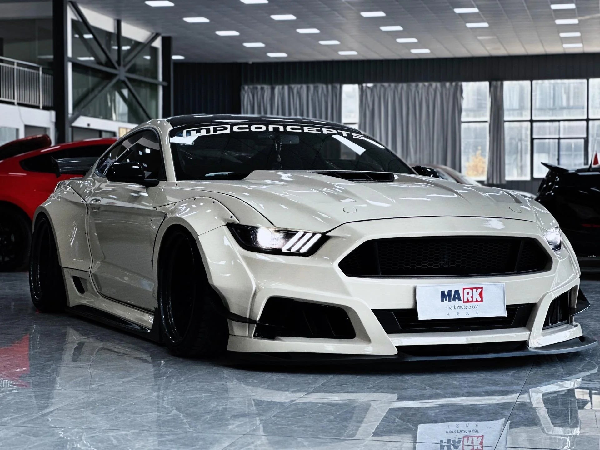 CARBON WIDE BODY KIT for FORD MUSTANG S550 2015 - 2023

Set includes:

Front Lip
Front Bumper Assembly
Front Bumper Canards
Hood / Bonnet
Front Fenders
Side Skirts
Side Window Cover
Rear Wing Spoiler ( 2 options )
Rear Diffuser

Material: Wet Carbon with Fiberglass

NOTE: Professional installation is required

Why “Contact Us for Pricing”?

We don’t display fixed prices because our goal is to offer you the most competitive deal possible. Product costs often decrease over time, and by requesting a quote, you