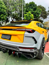 CARBON WIDE BODY KIT for LAMBORGHINI URUS 2018+

Set includes:

Front Lip
Front Bumper Assembly
Front Fenders
Fender Flares
Hood / Bonnet
Side Mirrors Cover
Side Skirts
Roof Spoiler
Rear Spoiler
Rear Bumper Assembly
Rear Diffuser
Exhaust Tips

Material: Fiberglass and dry carbon fiber.