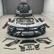 CARBON WIDE BODY KIT for LAMBORGHINI URUS SE 2024+ FORZA PERFORMANCE custom fit Mansory Style

Set includes:
Front Lip
Front Bumper Assembly
Hood Bonnet
Fender Flares
Side Mirror Covers
Side Skirts
Rear Bumper Assembly
Rear Diffuser

Material: Carbon

NOTE: Professional installation is required.