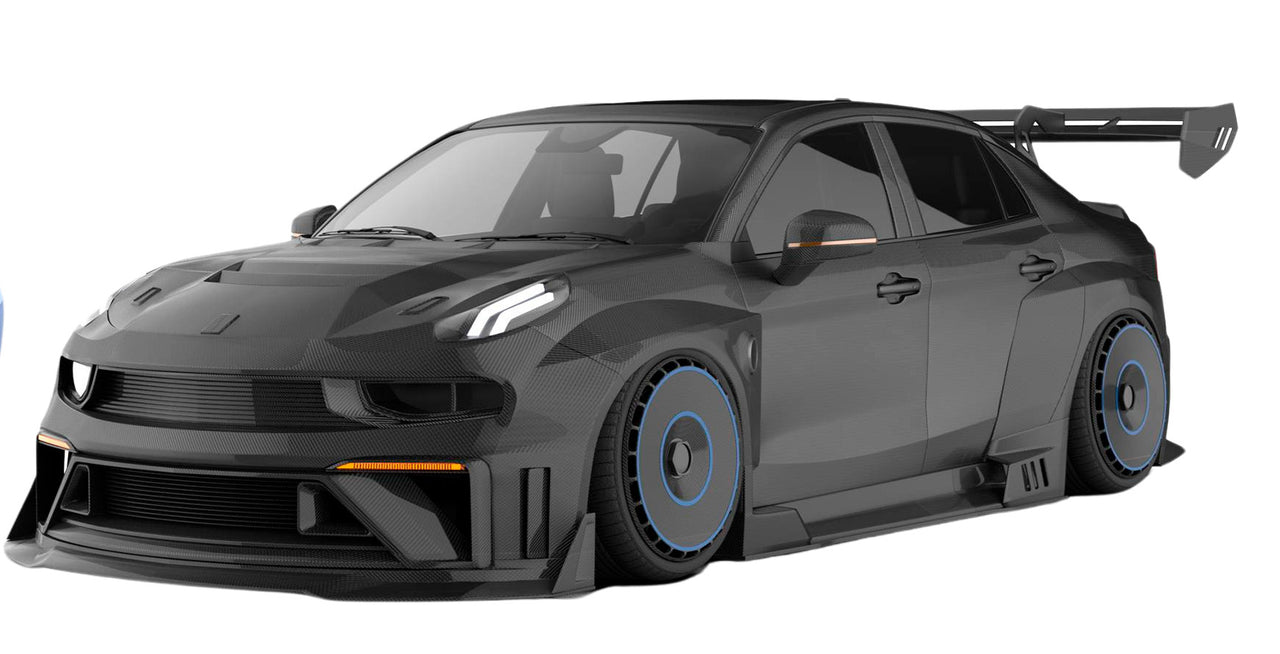 CARBON WIDE BODY KIT for LYNK & CO 03 CS11 2018 - 2023

Set includes:

Front Lip
Front Bumper Assembly
Hood / Bonnet
Front Wide Fender
Side Skirts

Rear Wide Fender

Rear Wing Spoiler

Rear Ducktail
Rear Diffuser

Material:&nbsp;Wet Carbon with Fiberglass

NOTE:&nbsp;Professional installation is required.

Why “Contact Us for Pricing”?

We don’t display fixed prices because our goal is to offer you the most competitive deal possible. Product costs often decrease over time, and by requesting a quote, you’ll 