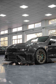 CARBON WIDE BODY KIT for LYNK & CO 03 CS11 2018 - 2023

Set includes:

Front Lip
Front Bumper Assembly
Hood / Bonnet
Front Wide Fender
Side Skirts

Rear Wide Fender

Rear Wing Spoiler

Rear Ducktail
Rear Diffuser

Material:&nbsp;Wet Carbon with Fiberglass

NOTE:&nbsp;Professional installation is required.

Why “Contact Us for Pricing”?

We don’t display fixed prices because our goal is to offer you the most competitive deal possible. Product costs often decrease over time, and by requesting a quote, you’ll 