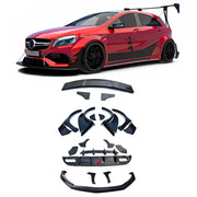 CARBON WIDE BODY KIT for MERCEDES BENZ A45 AMG W177 2019 - 2022

Set Include:

Front Lip
Fenders
GT Wing Spoiler
Rear Diffuser
Material: Carbon

Note: Professional installation is required.