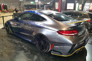 CARBON WIDE BODY KIT for MERCEDES BENZ C63 C205 W205 2016 - 2019

Set Include:

Front Lip
Front Bumper
Hood Bonnet
Fenders
Side Skirts
Rear Diffuser
Rear Spoiler
Rear Bumper
Material: Carbon

Note: Professional installation is required.