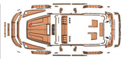 CARBON WIDE BODY KIT for MERCEDES-BENZ G-CLASS G63 W465 2024+


Set includes:

Front Lip
Front Bumper Assembly

Grille Frame
Grille
Headlight Cover
Front Fenders
Front Fender Flares
Hood / Bonnet
Hood / Bonnet Air Vent Cover
Roof LED DRL Bar

Roof Trims
Rear Spoiler
Door Panels
Rear Fenders
Rear Fender Flares
D Pillar Add-Ons
Spare Tire Cover
Rear Trunk Cover
Rear Bumper
Rear Diffuser

Material: Carbon Fiber

NOTE: Professional installation is required.