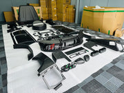 CARBON WIDE BODY KIT for MERCEDES-BENZ G-CLASS G63 W465 2024+


Set includes:

Front Lip
Front Bumper Assembly

Grille Frame
Grille
Headlight Cover
Front Fenders
Front Fender Flares
Hood / Bonnet
Hood / Bonnet Air Vent Cover
Roof LED DRL Bar

Roof Trims
Rear Spoiler
Door Panels
Rear Fenders
Rear Fender Flares
D Pillar Add-Ons
Spare Tire Cover
Rear Trunk Cover
Rear Bumper
Rear Diffuser

Material: Carbon Fiber

NOTE: Professional installation is required.