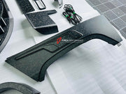 CARBON WIDE BODY KIT for MERCEDES-BENZ G-CLASS G63 W465 2024+


Set includes:

Front Lip
Front Bumper Assembly

Grille Frame
Grille
Headlight Cover
Front Fenders
Front Fender Flares
Hood / Bonnet
Hood / Bonnet Air Vent Cover
Roof LED DRL Bar

Roof Trims
Rear Spoiler
Door Panels
Rear Fenders
Rear Fender Flares
D Pillar Add-Ons
Spare Tire Cover
Rear Trunk Cover
Rear Bumper
Rear Diffuser

Material: Carbon Fiber

NOTE: Professional installation is required.