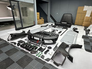 CARBON WIDE BODY KIT for MERCEDES-BENZ G-CLASS G63 W465 2024+


Set includes:

Front Lip
Front Bumper Assembly

Grille Frame
Grille
Headlight Cover
Front Fenders
Front Fender Flares
Hood / Bonnet
Hood / Bonnet Air Vent Cover
Roof LED DRL Bar

Roof Trims
Rear Spoiler
Door Panels
Rear Fenders
Rear Fender Flares
D Pillar Add-Ons
Spare Tire Cover
Rear Trunk Cover
Rear Bumper
Rear Diffuser

Material: Carbon Fiber