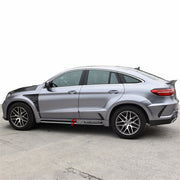 CARBON WIDE BODY KIT for MERCEDES BENZ GLE COUPE C292 2015 - 2020

Set Include:

Front Bumper
Fenders
Side Skirts
Rear Bumper
Material: Carbon

Note: Professional installation is required.