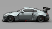CARBON WIDE BODY KIT for NISSAN 350Z 2002 - 2009

Set Include:

Front Lip
Front Bumper
Hood Bonnet
Fenders
Side Skirts
GT Wing Spoiler
Ducktail Spoiler
Rear Bumper
Rear Diffuser
Material: Carbon

Note: Professional installation is required.