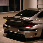 CARBON WIDE BODY KIT for PORSCHE 911 997 2004 - 2012
Set includes:

Front Bumper
Front Lip
Hood Bonnet
Wide Front Fenders
Wide Side Skirts
Side Vents
Wide Rear Fenders
Rear Bumper
Rear Diffuser
Rear Spoiler
Material: Carbon

NOTE: Professional installation is required.