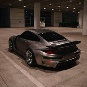 CARBON WIDE BODY KIT for PORSCHE 911 997 2004 - 2012
Set includes:

Front Bumper
Front Lip
Hood Bonnet
Wide Front Fenders
Wide Side Skirts
Side Vents
Wide Rear Fenders
Rear Bumper
Rear Diffuser
Rear Spoiler
Material: Carbon

NOTE: Professional installation is required.