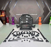 CARBON WIDE BODY KIT for PORSCHE CAYENNE COUPE S COUPE E3 9YA 9YB 2023 +
Set includes:

Front Lip
Front Bumper Canards
Front Bumper Air Vent Trims
Hood Bonnet
Front Wide Fender Flares
Side Skirts
Rear Wide Fender Flares
Rear Bumper
Rear Diffuser
Roof Spoiler
Material
Carbon
Note
Professional installation is required.