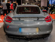 CARBON WIDE BODY KIT for PORSCHE CAYMAN 981 2013 - 2016

Set Include:

Front Bumper
Side Skirts
Rear Bumper
Material: Carbon

Note: Professional installation is required.