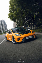 CARBON BODY KIT for TESLA MODEL 3 2017 - 2023

Set includes:

Front Lip
Front Bumper Assembly
Front Bumper Canards
Front Wide Fenders
Hood / Bonnet

Side Skirts

Rear Wide Fenders
Rear Spoiler (3 option)
Rear Bumper
Rear Diffuser

Material:&nbsp;Wet Carbon with Fiberglass

NOTE:&nbsp;Professional installation is required.

Why “Contact Us for Pricing”?

We don’t display fixed prices because our goal is to offer you the most competitive deal possible. Product costs often decrease over time, and by requesting