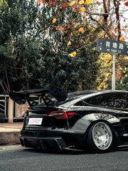 CARBON BODY KIT for TESLA MODEL 3 2017 - 2023

Set includes:

Front Lip
Front Bumper Assembly
Front Bumper Canards
Front Wide Fenders
Hood / Bonnet

Side Skirts

Rear Wide Fenders
Rear Spoiler (3 option)
Rear Bumper
Rear Diffuser

Material:&nbsp;Wet Carbon with Fiberglass

NOTE:&nbsp;Professional installation is required.

Why “Contact Us for Pricing”?

We don’t display fixed prices because our goal is to offer you the most competitive deal possible. Product costs often decrease over time, and by requesting