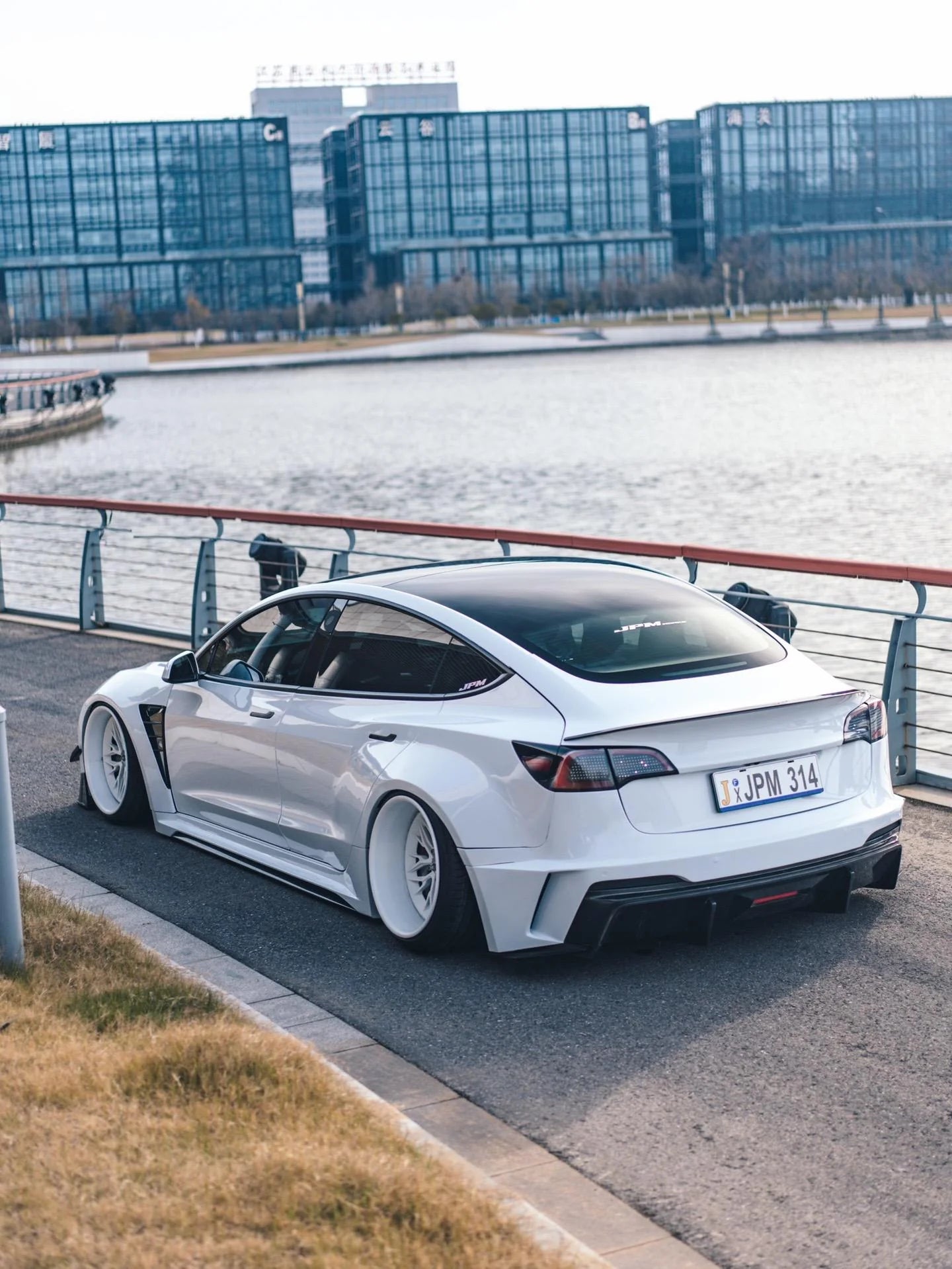 CARBON BODY KIT for TESLA MODEL 3 2017 - 2023

Set includes:

Front Lip
Front Bumper Assembly
Front Bumper Canards
Front Wide Fenders
Hood / Bonnet

Side Skirts

Rear Wide Fenders
Rear Spoiler (3 option)
Rear Bumper
Rear Diffuser

Material:&nbsp;Wet Carbon with Fiberglass

NOTE:&nbsp;Professional installation is required.

Why “Contact Us for Pricing”?

We don’t display fixed prices because our goal is to offer you the most competitive deal possible. Product costs often decrease over time, and by requesting