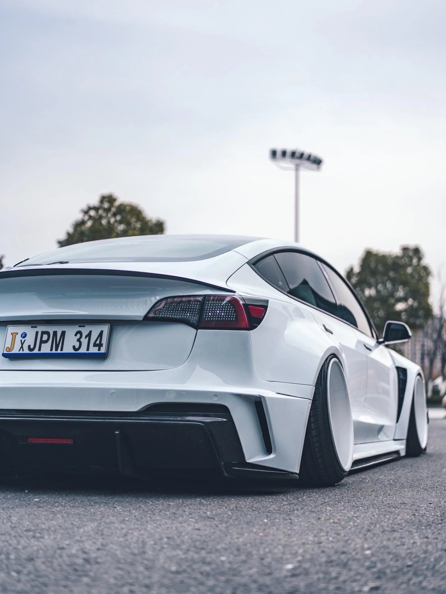 CARBON BODY KIT for TESLA MODEL 3 2017 - 2023

Set includes:

Front Lip
Front Bumper Assembly
Front Bumper Canards
Front Wide Fenders
Hood / Bonnet

Side Skirts

Rear Wide Fenders
Rear Spoiler (3 option)
Rear Bumper
Rear Diffuser

Material:&nbsp;Wet Carbon with Fiberglass

NOTE:&nbsp;Professional installation is required.

Why “Contact Us for Pricing”?

We don’t display fixed prices because our goal is to offer you the most competitive deal possible. Product costs often decrease over time, and by requesting