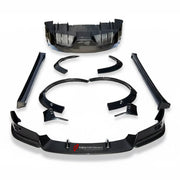 CARBON WIDE BODY KIT for TESLA MODEL X 2016+

Set Include:

Front Lip
Front Bumper Air Vent Trim
Fenders
Side Skirts
Rear Diffuser
Material: Carbon

Note: Professional installation is required.