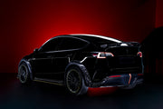 CARBON WIDE BODY KIT for TESLA MODEL Y 2020 - 2024

Set includes:

Front Lip
Front Bumper Assembly

Front Fender Flares
Hood / Bonnet

Side Skirts

Rear Fender Flares
Rear Spoiler
Rear Bumper
Rear Diffuser

Material:&nbsp;Wet Carbon with Fiberglass

NOTE:&nbsp;Professional installation is required.

Why “Contact Us for Pricing”?

We don’t display fixed prices because our goal is to offer you the most competitive deal possible. Product costs often decrease over time, and by requesting a quote, you’ll receive