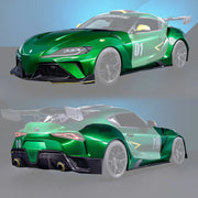 CARBON WIDE BODY KIT for TOYOTA GR SUPRA A90 2019+

Set includes:

Front Lip
Front Bumer Assembly
Hood / Bonnet
Front Fenders
Side Skirts
Rear Fenders
Roof Air Scoop
Rear Window Cover

Rear Wing Spoiler
Rear Bumper
Rear Diffuser

Material: Wet Carbon with Fiberglass

Note: Professional installation is required.

Recommended Wheels size:

Front:&nbsp;19 x 9.5 ET -33 Tire size: 275-35-19

Rear:&nbsp;19 x 11 ET -15 Tire size: 295-30-19

Contact us for pricing.

Why “Contact Us for Pricing”?

We don’t display f